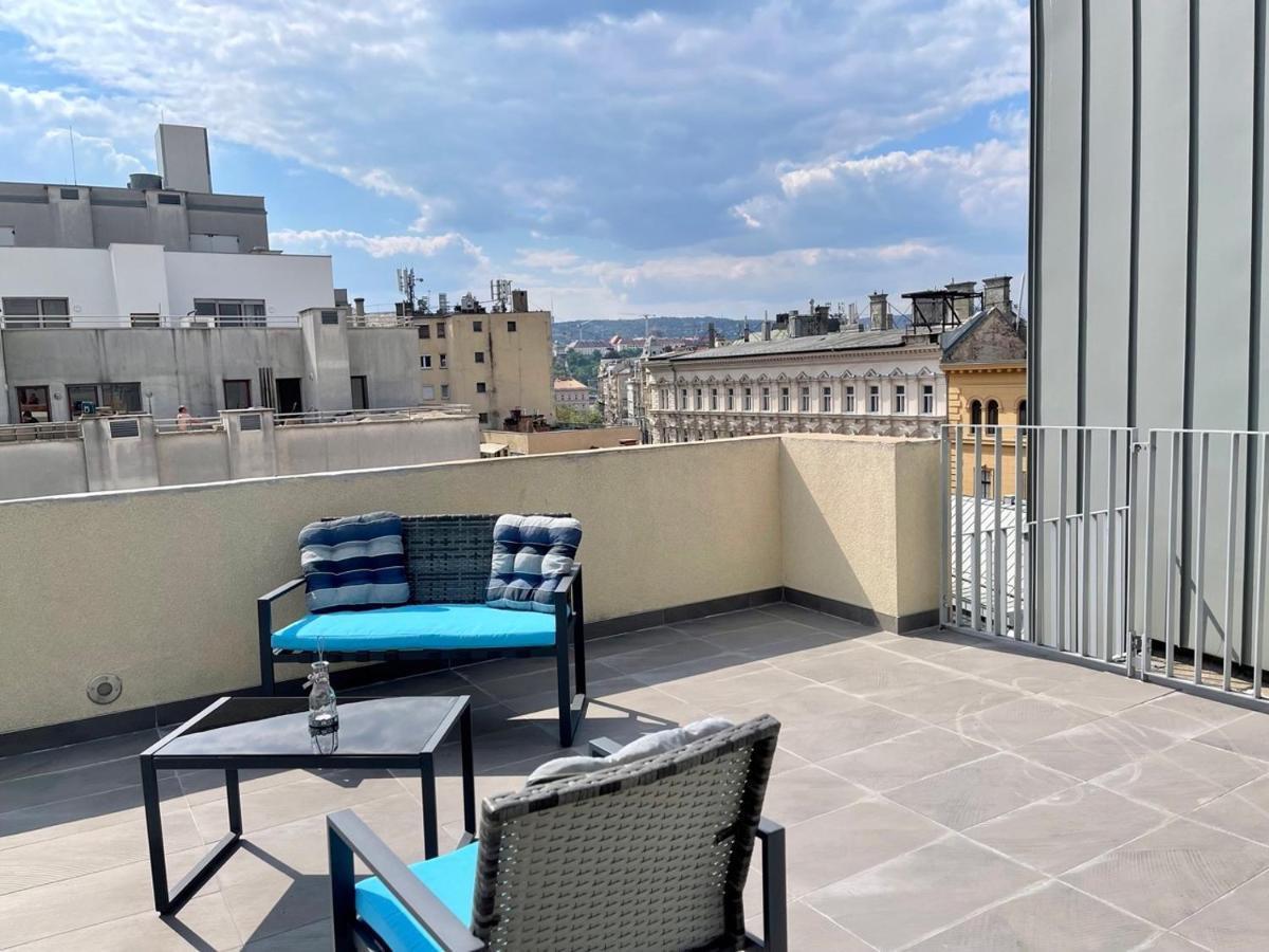 Penthouse W Private Rooftop And Free Parking Budapesta Exterior foto